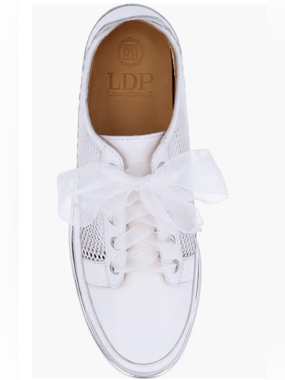 NWOB L’Amour Des Pieds White Zafira Sz 6.5. - Picture 5 of 10